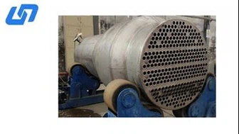 Échangeur de chaleur à calandre et à tubes en titane